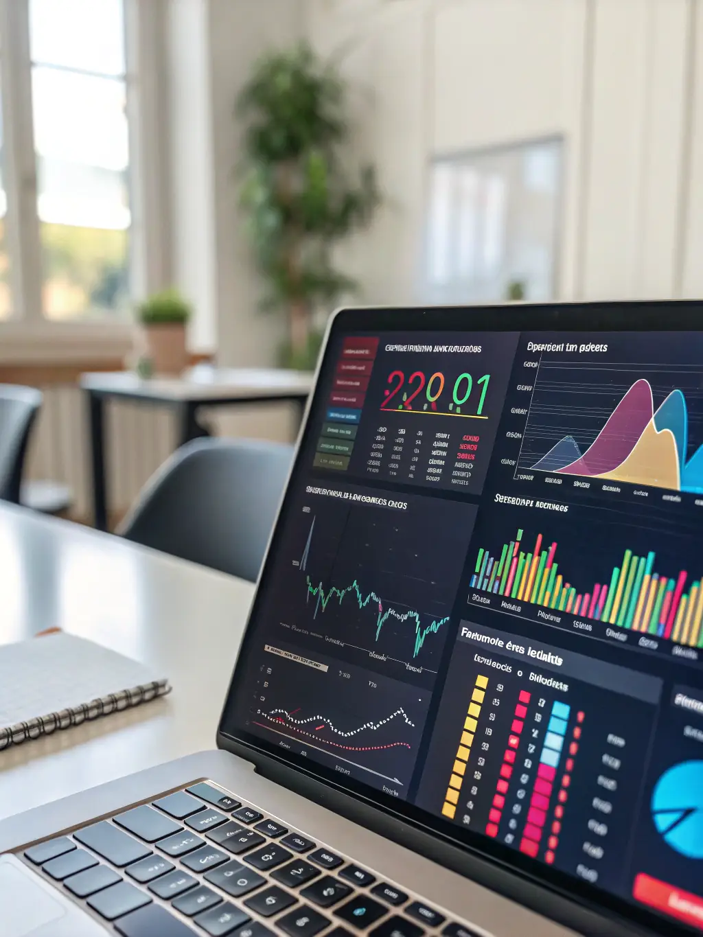 An image showing a dashboard with performance metrics and security alerts, illustrating Oreca Tech's proactive approach to monitoring and maintaining system health.